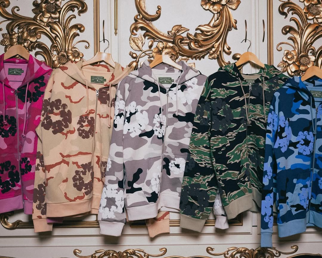 Denim Tears camo hoodies NYC